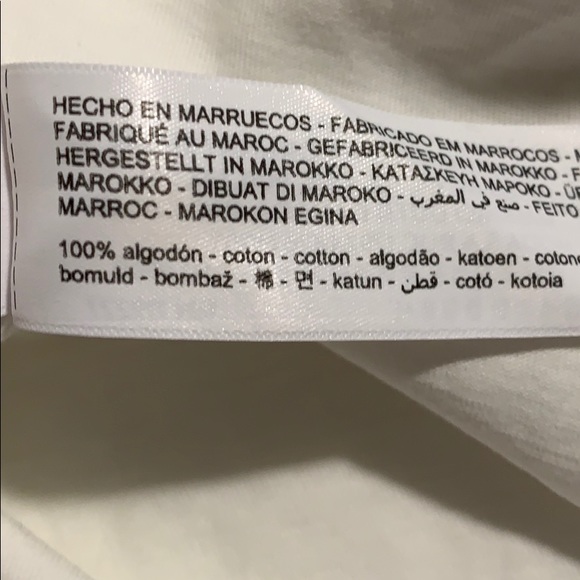 NWT Massimo Dutti White Cotton Straight Top Size S - Picture 11 of 12